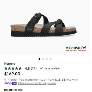 Mephisto USA Hannel Size 39(9 women’s)